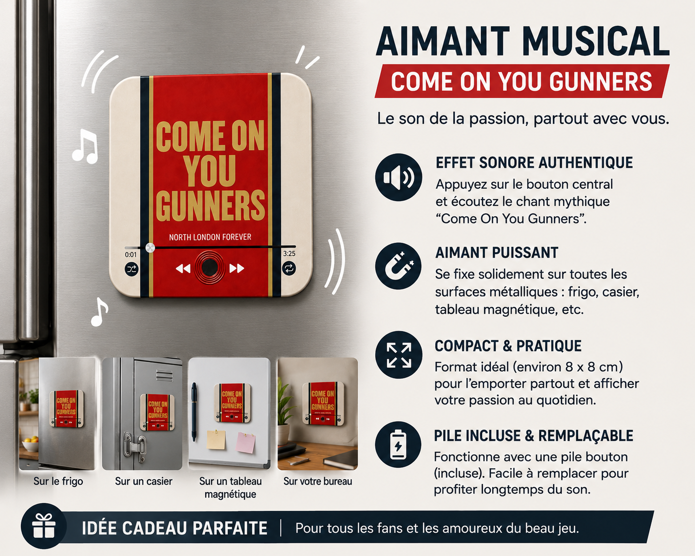 Magnet Sonore - "Come on You Gunners !" - Chant Kop
