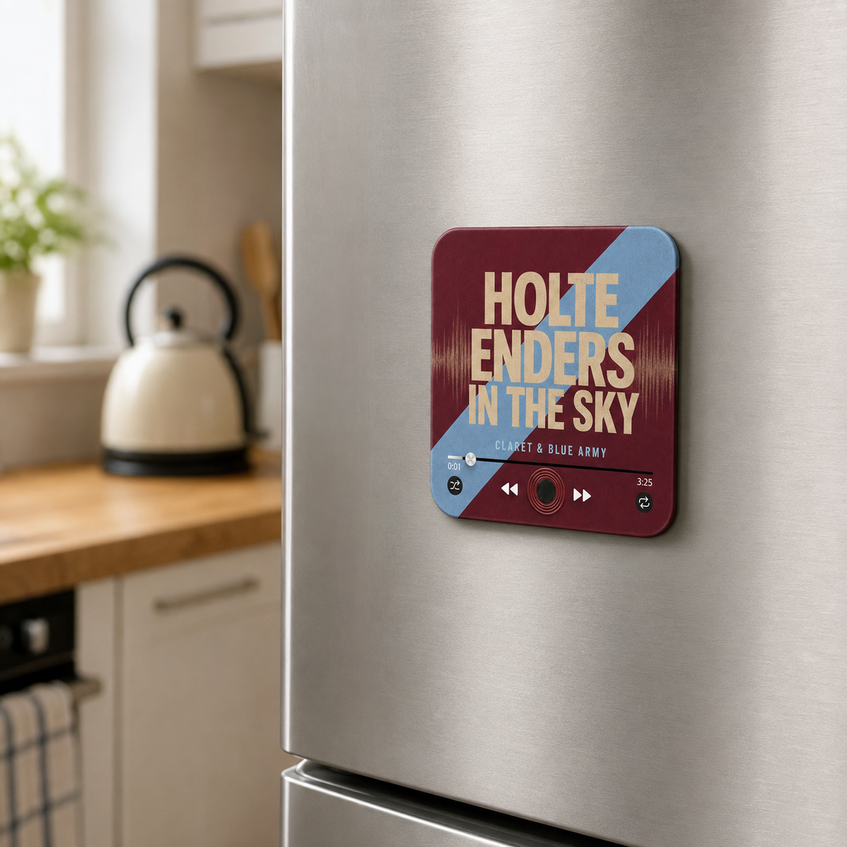 Birmingham Claret & Blue Football Sound Magnet - product image 2
