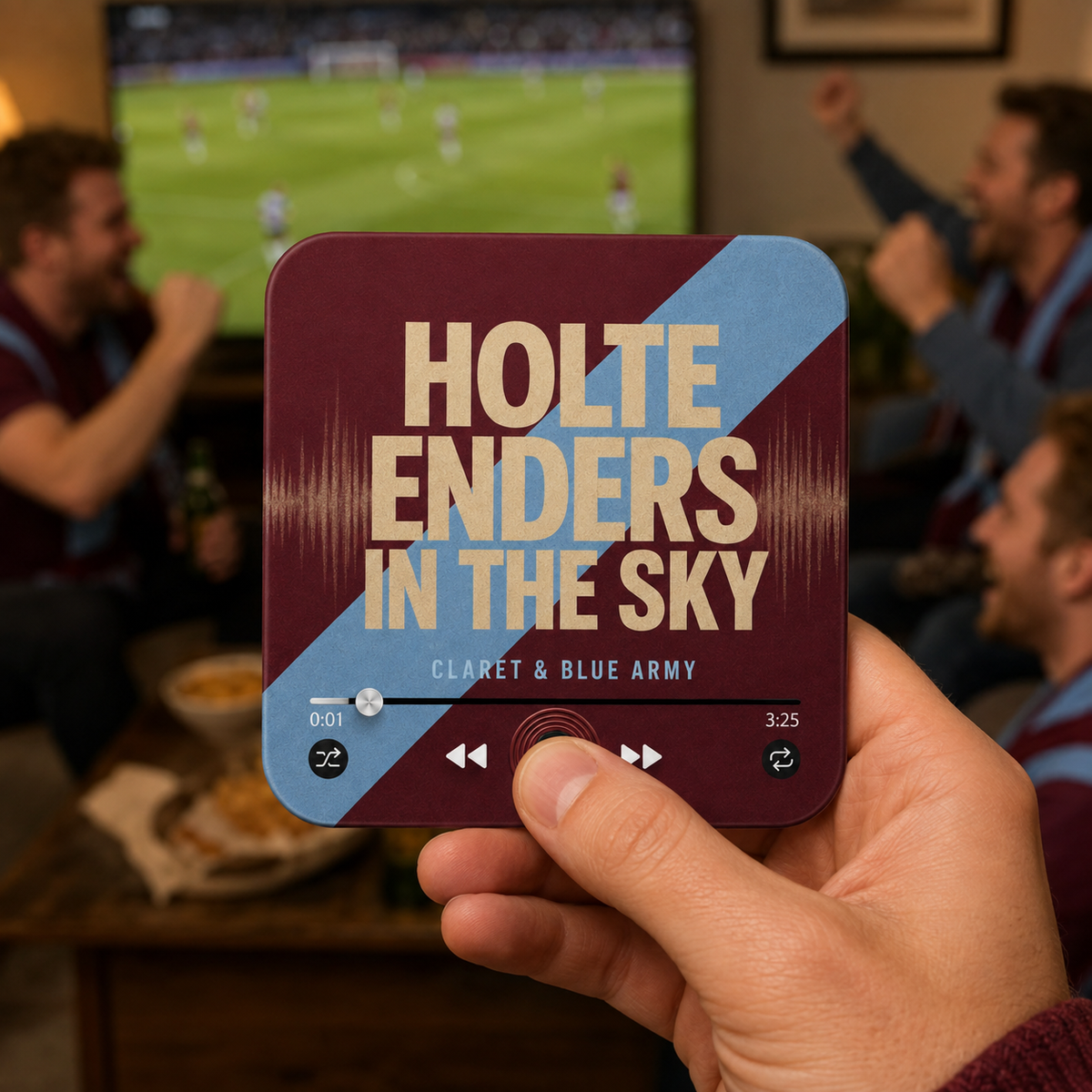 Birmingham Claret & Blue Football Sound Magnet - product image 3