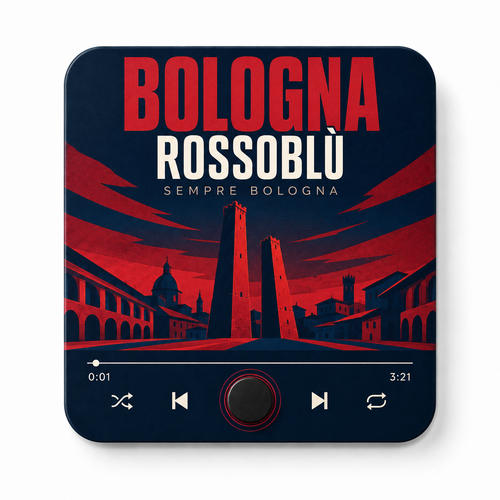 Bologna Rossoblù Football Sound Magnet - product image 1