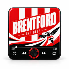 Brentford The Bees sound magnet on white background