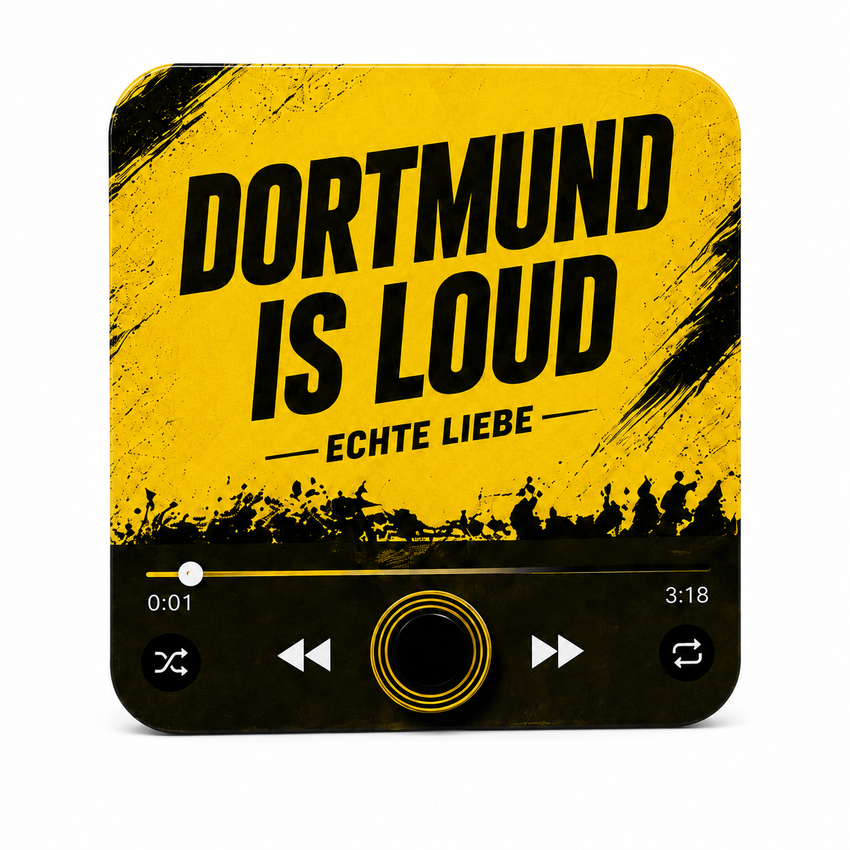 Dortmund magnete sonoro su sfondo bianco