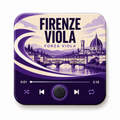 Firenze Viola Football Sound Magnet - product image 1