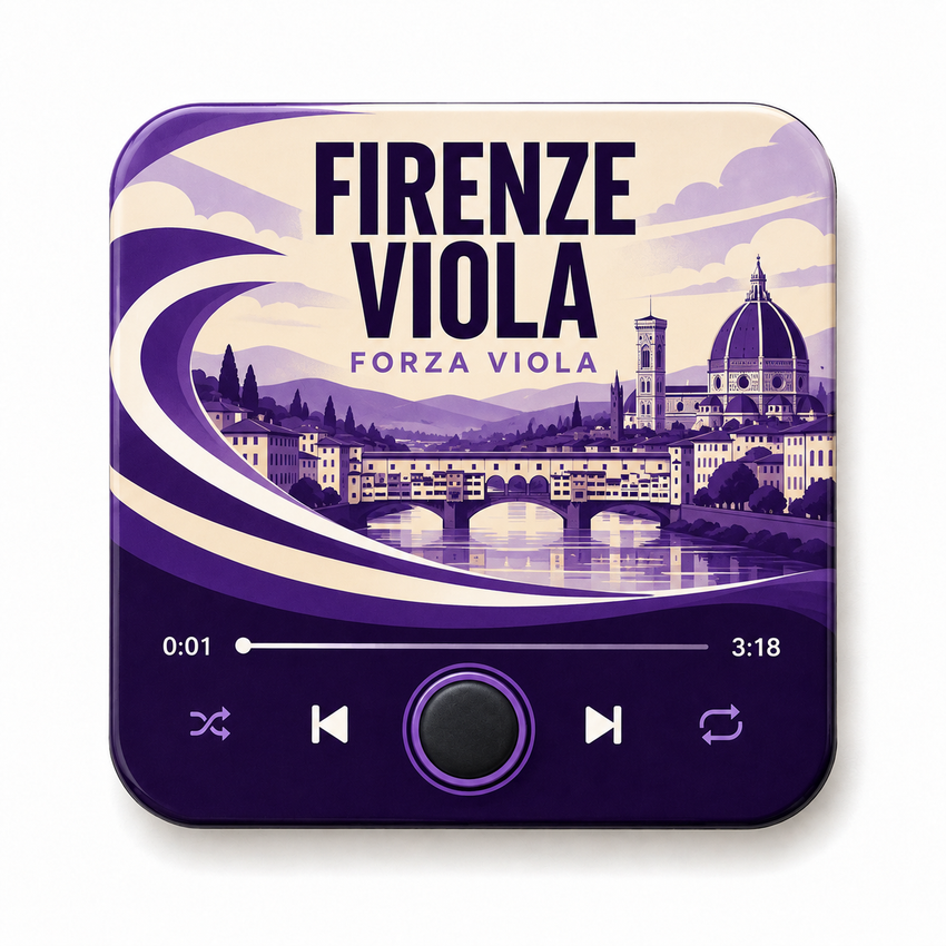 Firenze Viola Football Sound Magnet - product image 1