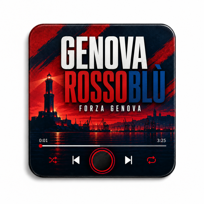 Genova Rossoblù Football Sound Magnet - product image 1