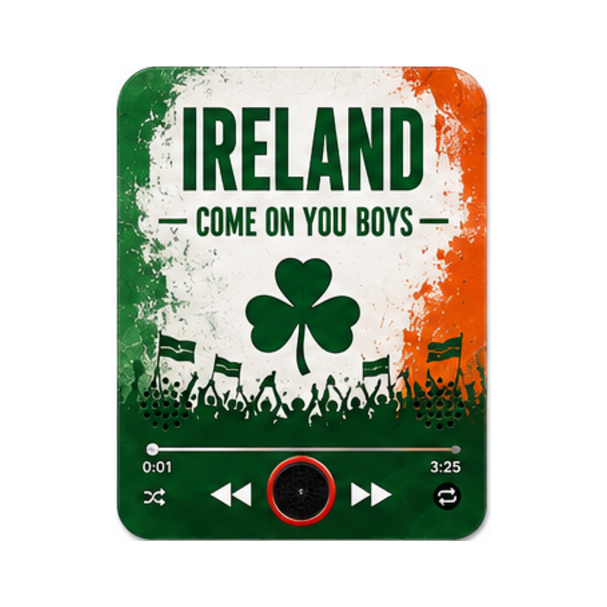 Ireland football sound magnet
