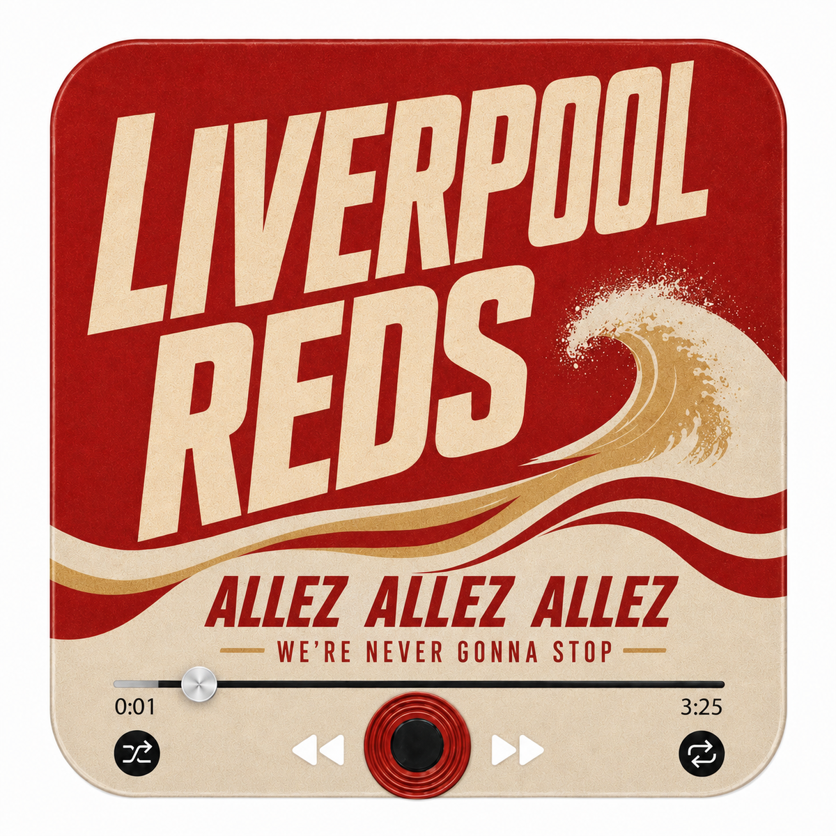 Liverpool Reds Football Sound Magnet - product image 1