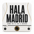 Madrid Blanco Football Sound Magnet - product image 1