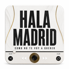Madrid Blanco Football Sound Magnet - product image 1