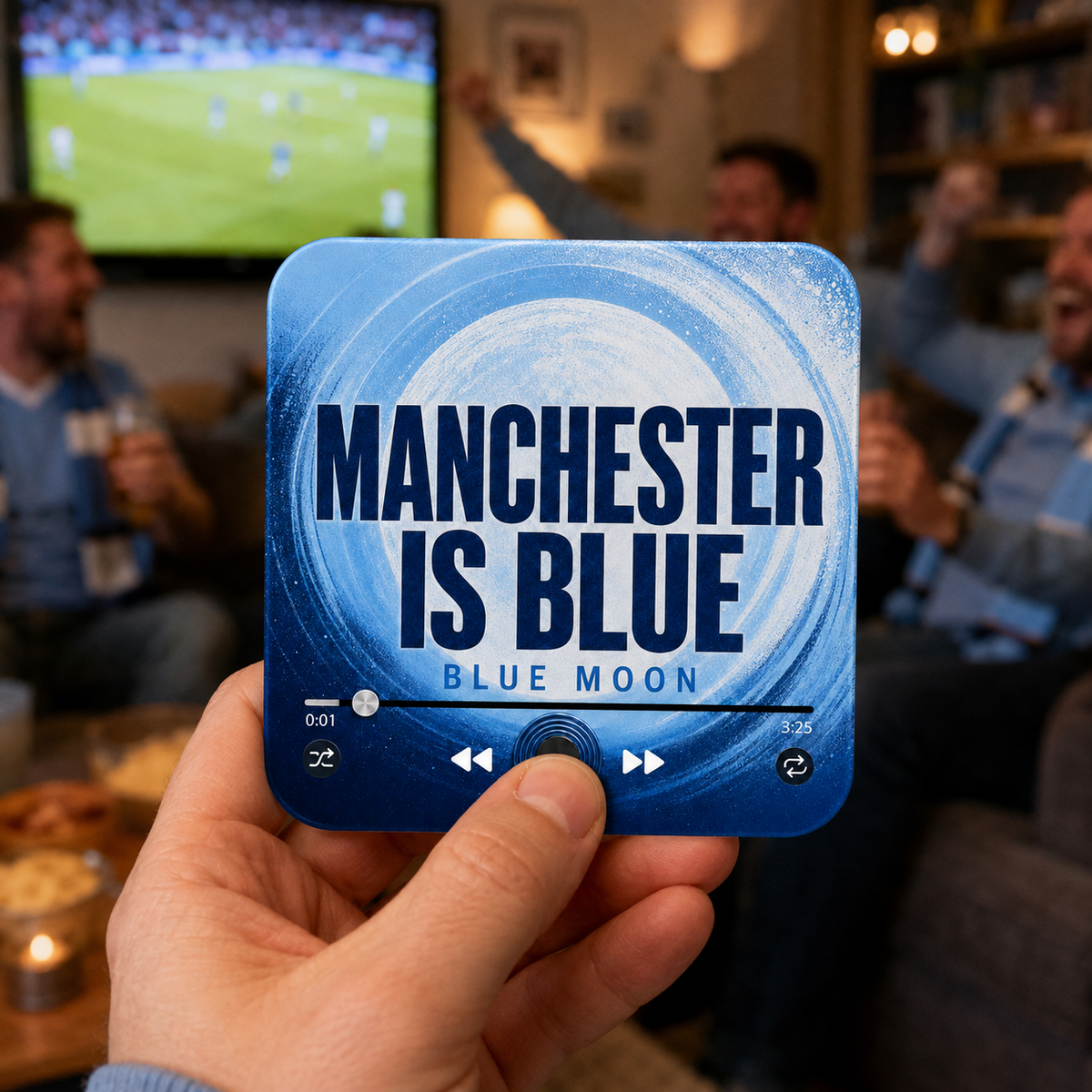 Manchester Is Blue Football Sound Magnet - product image 3