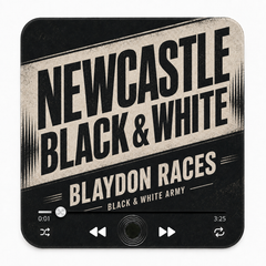 Newcastle Black & White Football Sound Magnet - product image 1