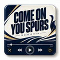 Magnete sonoro da calcio North London White – Come On You Spurs