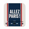 Paris sound magnet on white background