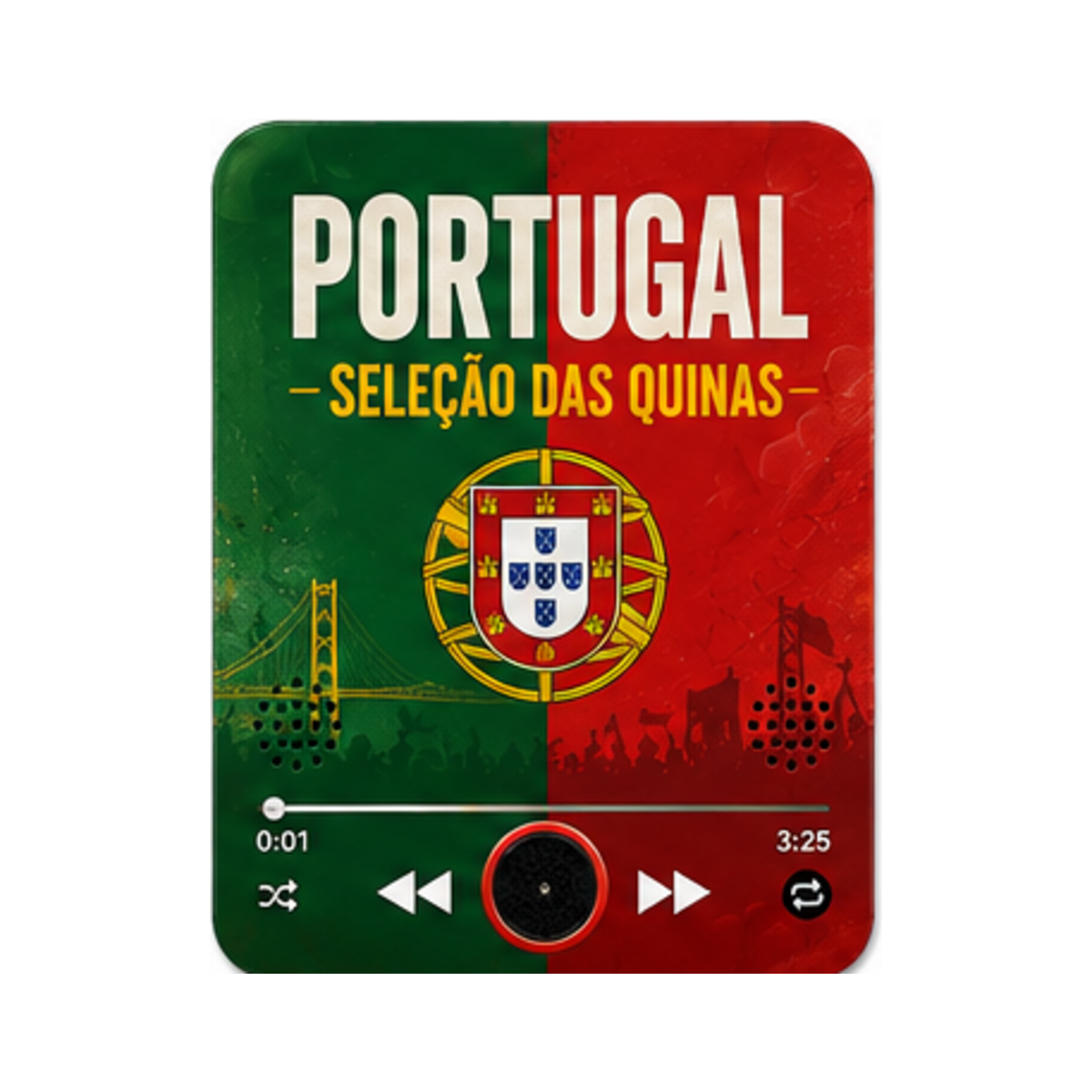 Portugal Football Sound Magnet - product image 1