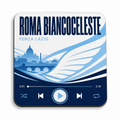 Roma Biancoceleste Football Sound Magnet – product on white background