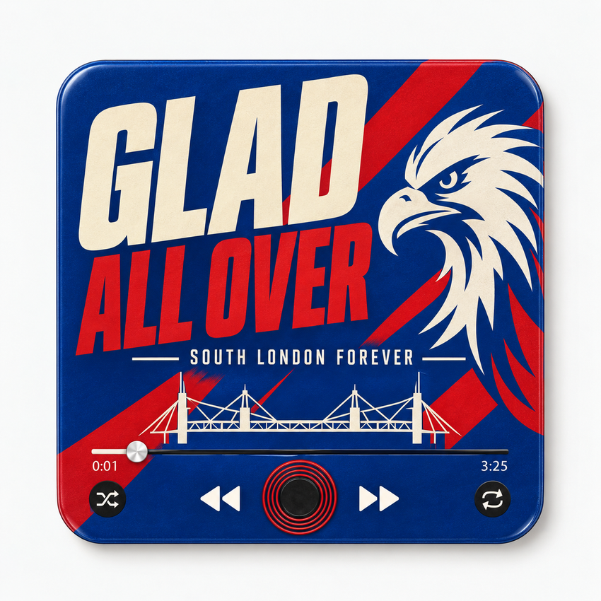 South London red and blue magnete sonoro da calcio