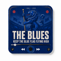 West London Blues football sound magnet on white background
